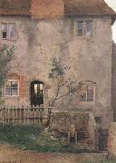 Edward Henry Fahey,RI Old Farm House (mk46) Sweden oil painting artist